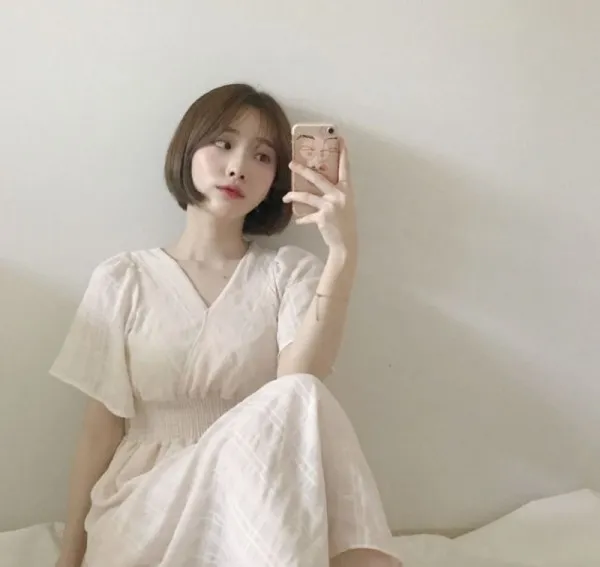 인스타 단발녀
